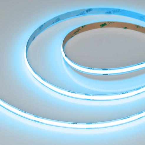 Лента светодиодная COB-X480-8mm 24V Sky Blue (8 W/m, IP20, 5m) (Arlight, -)