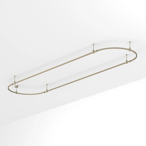 Трек ART-APRIORI-OVAL-ROD-200-4000x1000 (OG) (Arlight, IP20 Металл, 3 года)