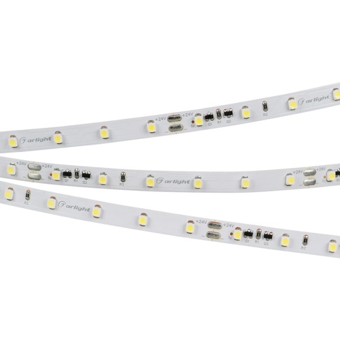 Лента светодиодная RT-10000 24V White5500 (3528, 60 LED/m, 10m) (Arlight, 4.8 Вт/м, IP20)