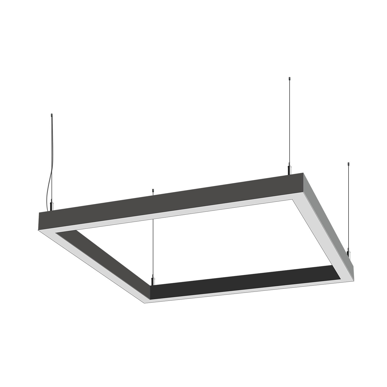Светодиодный фигурный светильник MS-LONG BOX Квадрат 500x500mm 40W  3000/4000/6000К