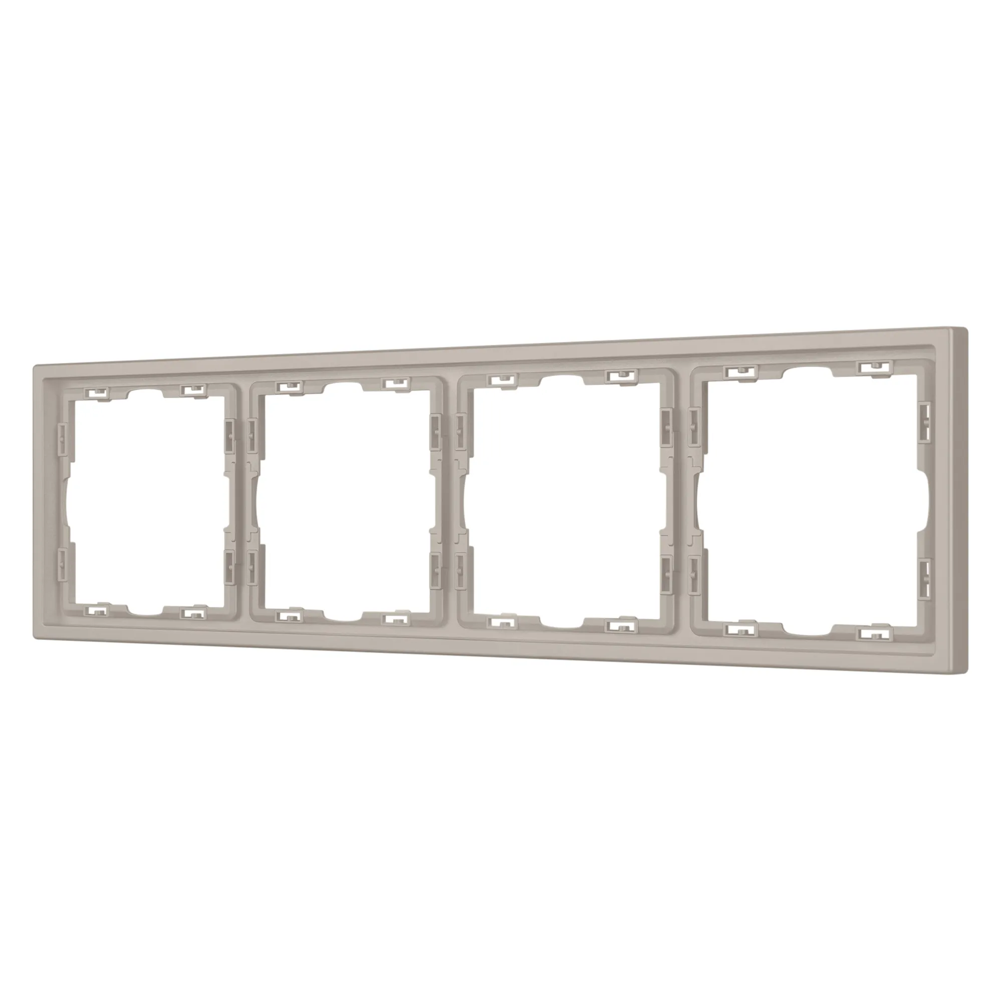 Рамка пластиковая FRM-NOBE-SFPL-4-CA (Arlight, Кашемир)