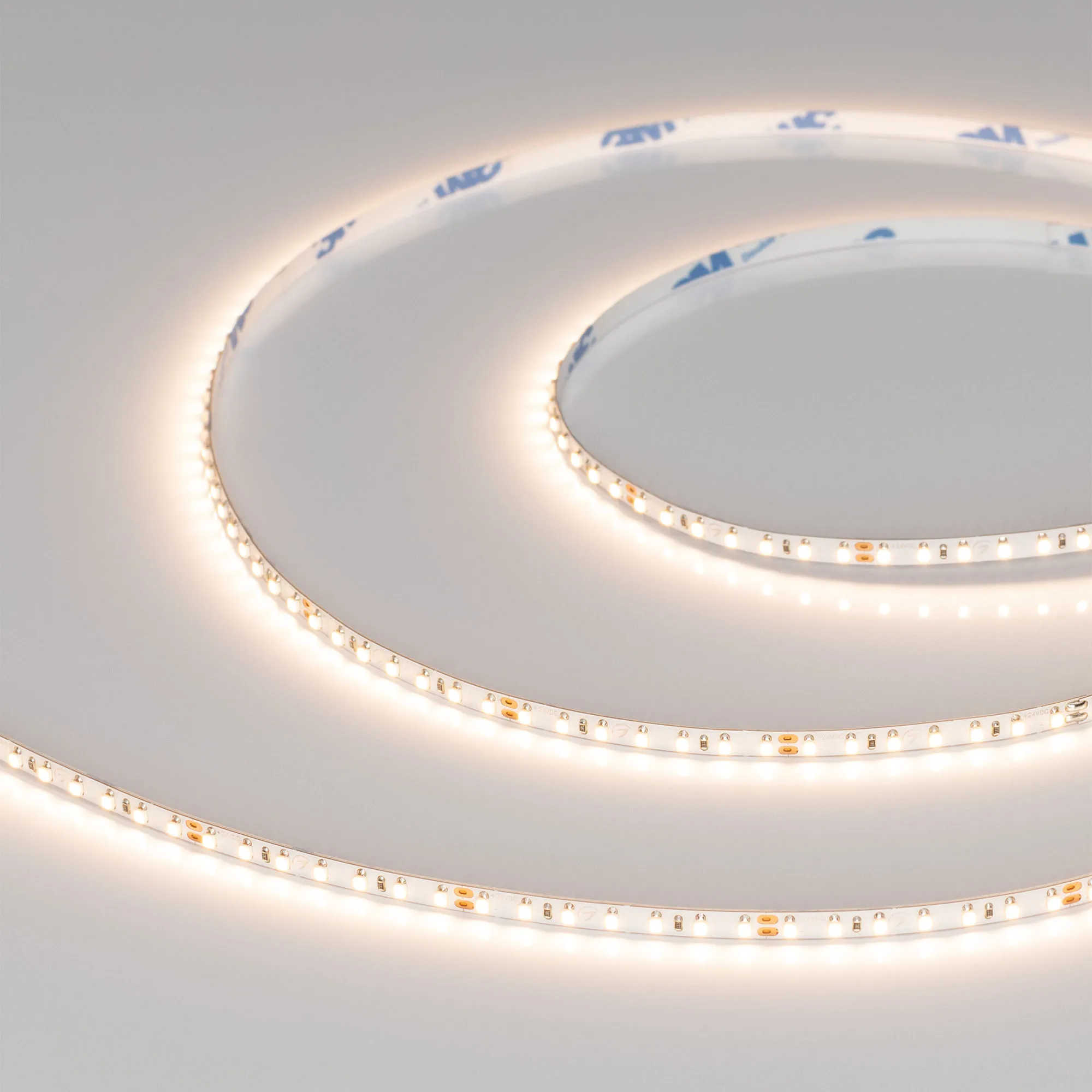 Лента светодиодная MICROLED-M182-4mm 24V Warm3500 (10 W/m, IP20, 2216, 5m) (Arlight, узкая) - изображение товара