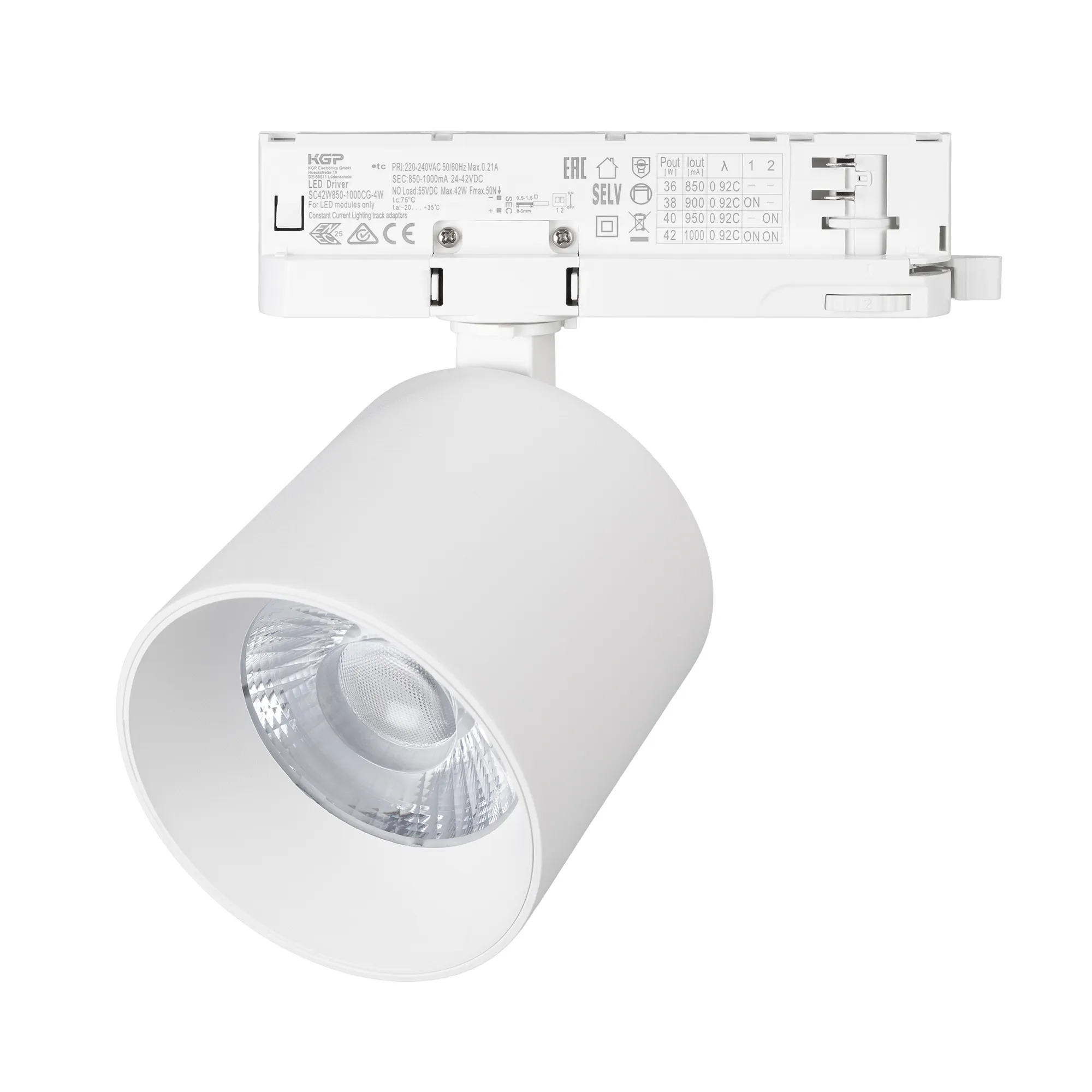 Светильник LGD-DYKE-4TR-R100-36W Day4000 (WH, 38 deg, 230V) (Arlight, IP20 Металл, 5 лет) - изображение товара