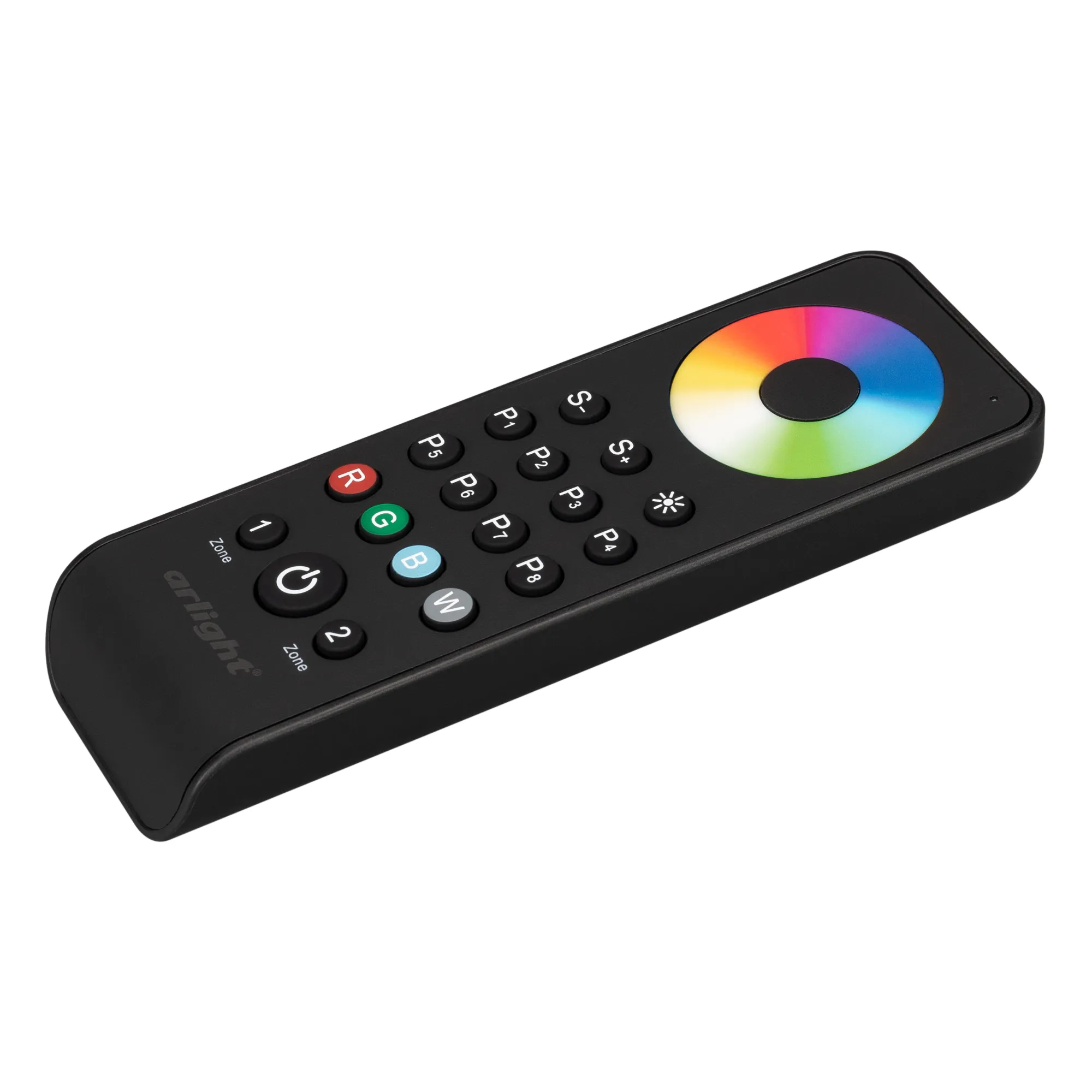 Пульт SMART-R43-RGBW Black (2 зоны, 2.4G) (Arlight, IP20 Пластик, 5 лет) - изображение товара