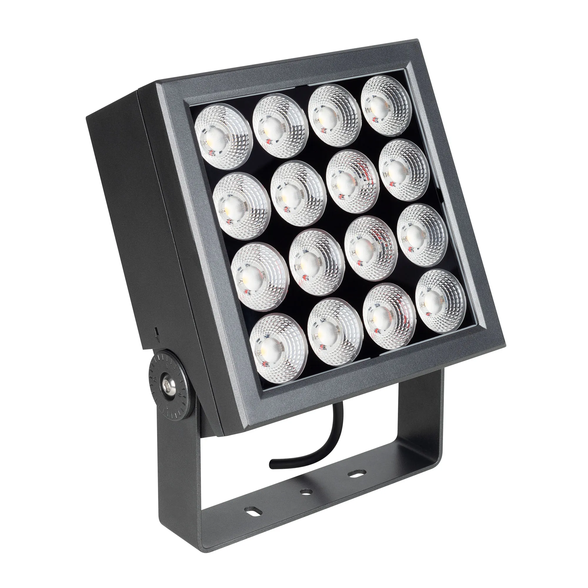 Светильник ALT-BLOCK-S220x220-50W Warm3000 (GR, 3 deg, 230V) (Arlight, IP66 Металл, 3 года)