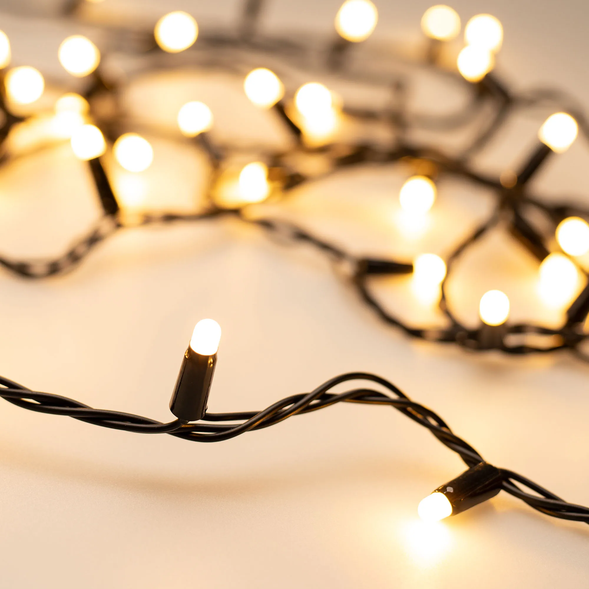 Светодиодная гирлянда ARD-STRING-CLASSIC-10000-BLACK-100LED-MILK-STD Warm (230V, 7W) (Ardecoled, IP65) - изображение товара