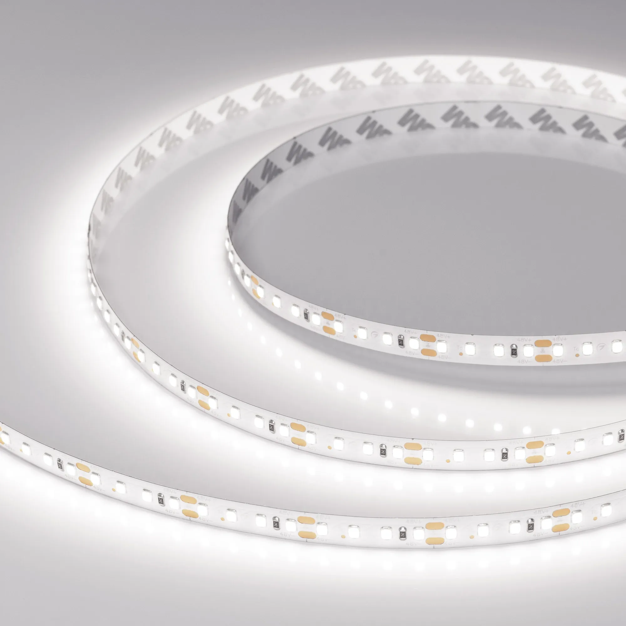 Лента светодиодная RT-A120-10mm 48V White6000 (9.6 W/m, IP20, 2835, 30m) (Arlight, Открытый)