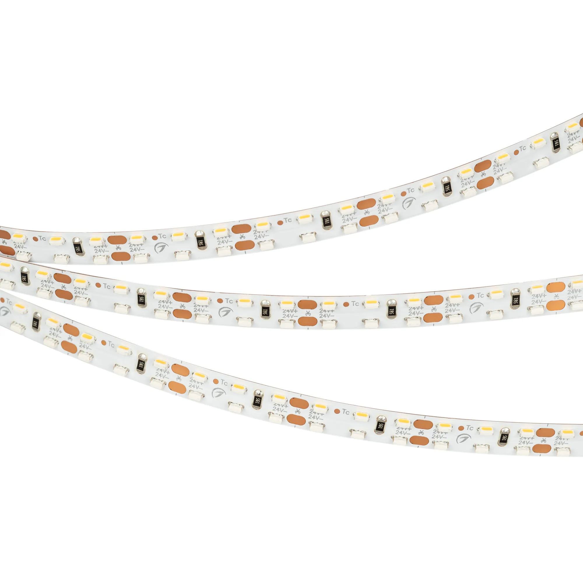 Лента светодиодная RS-DUAL-S240-8mm 24V Warm3000 (14.4 W/m, IP20, 3014, 5m) (Arlight, боковое свечение)