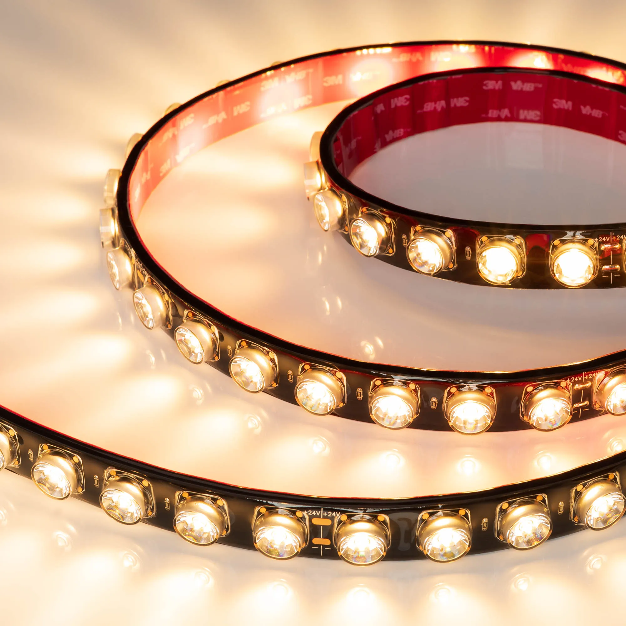 Лента герметичная FLT-PS-A42-BLACK-23mm 24V Warm2700 (21 W/m, IP67, 15deg, 5m) (Arlight, -)