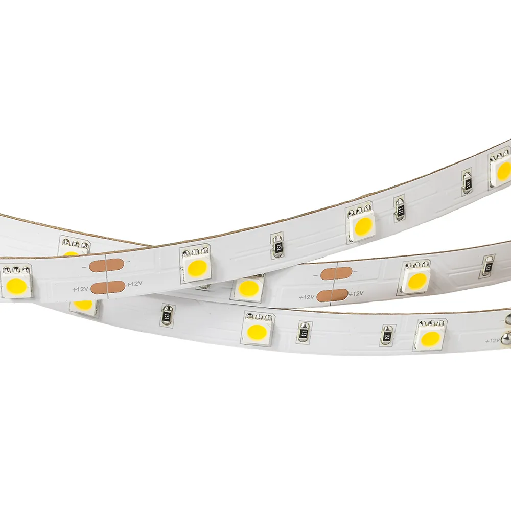 Лента светодиодная RT2-5050-30-12V Warm White (150 LED) (NormaLED, 7.2 Вт/м, IP20)