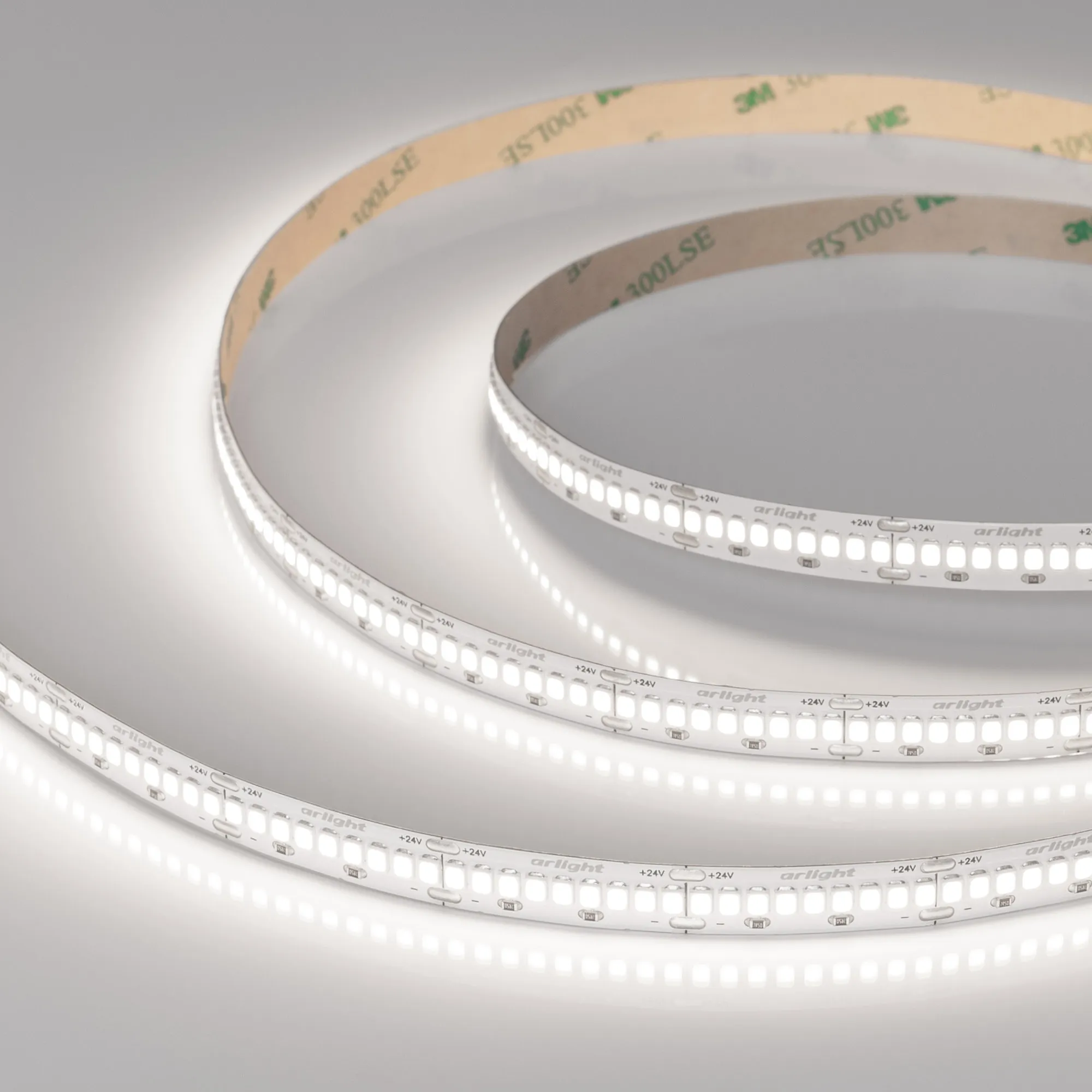 Лента ULTRA-A288-10mm 24V Day5000 (17 W/m, IP20, 5m) (Arlight, высок.эфф.200 лм/Вт)