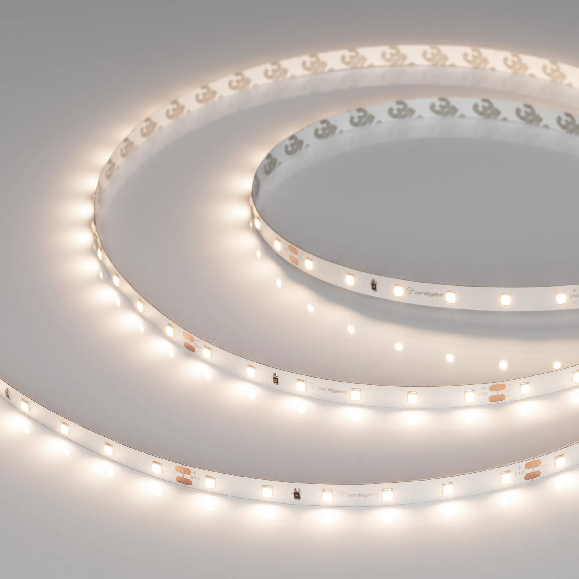 Лента светодиодная UL-A60-8mm 24V Warm3500 (4.8 W/m, IP20, 5m) (Arlight, 7 лет)